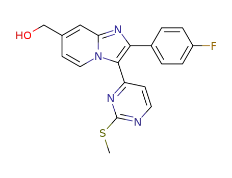 Imidazo[1,2-a]pyridine-7-methanol,
2-(4-fluorophenyl)-3-[2-(methylthio)-4-pyrimidinyl]-