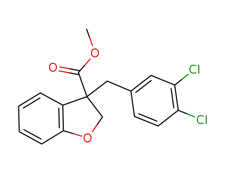 3-(3,4-dichloro-benzyl)-2,3-dihydro-benzofuran-3-carboxylic acid methyl ester
