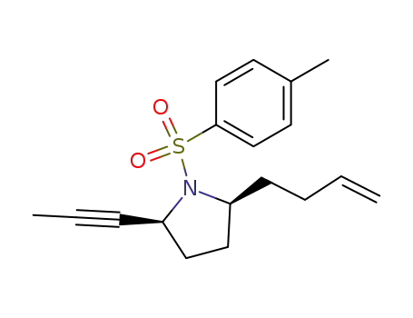 Pyrrolidine,
2-(3-buten-1-yl)-1-[(4-methylphenyl)sulfonyl]-5-(1-propyn-1-yl)-, (2S,5S)-