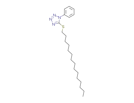 Molecular Structure of 861997-80-0 (5-pentadecylsulfanyl-1-phenyl-1<i>H</i>-tetrazole)