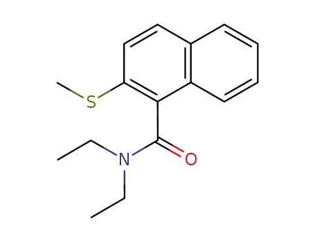 2-methylsulfanyl-naphthalene-1-carboxylic acid diethylamide