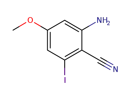 Benzonitrile, 2-amino-6-iodo-4-methoxy-