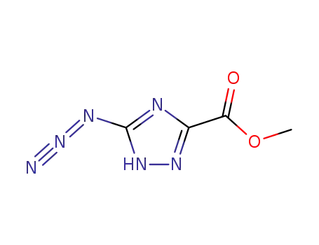 Molecular Structure of 53566-46-4 (3-Azido-5-carbomethoxy-1,2,4-triazole)