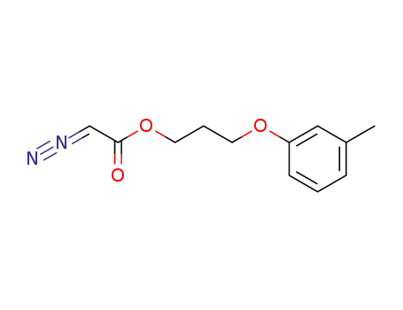 Molecular Structure of 322478-33-1 (diazo-acetic acid 3-<i>m</i>-tolyloxy-propyl ester)