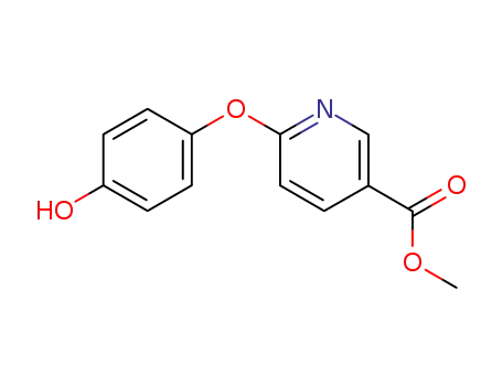 Molecular Structure of 639091-45-5 (methyl 6-(4-hydroxyphenoxy)nicotinate)