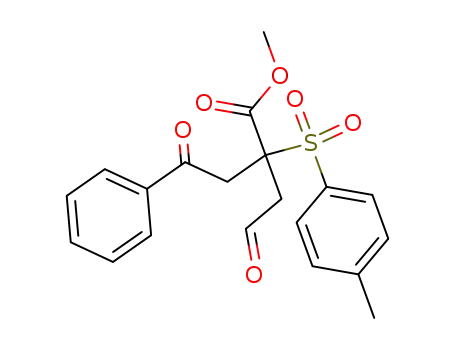 4-oxo-2-(2-oxo-ethyl)-4-phenyl-2-(toluene-4-sulfonyl)-butyric acid methyl ester