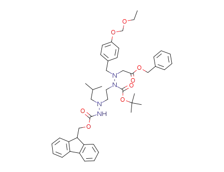 Fmoc-aza-β<sup>3</sup>-Leu-ψ(CH2NBoc)-aza-β<sup>3</sup>-Tyr(OCH2OEt)-OBn