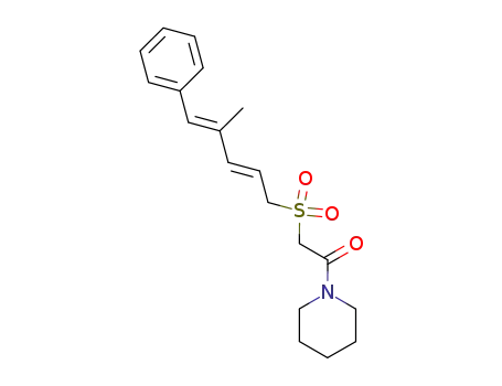 1-[(2E,4E)-4-methyl-5-phenylpentadienylsulfonyl]acetyl-piperidine