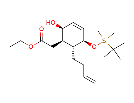 [(1R,2S,5R,6R)-6-But-3-enyl-5-(tert-butyl-dimethyl-silanyloxy)-2-hydroxy-cyclohex-3-enyl]-acetic acid ethyl ester