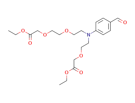 {2-[[2-(2-ethoxycarbonylmethoxyethoxy)ethyl]-(4-formylphenyl)amino]ethoxy}acetic acid ethyl ester