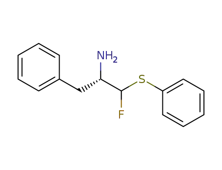 1-benzyl-2-fluoro-2-phenylsulfanyl-ethylamine