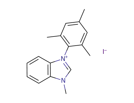 Molecular Structure of 937807-73-3 (3-Mesityl-1-methyl-1H-benzo[d]imidazol-3-ium iodide)