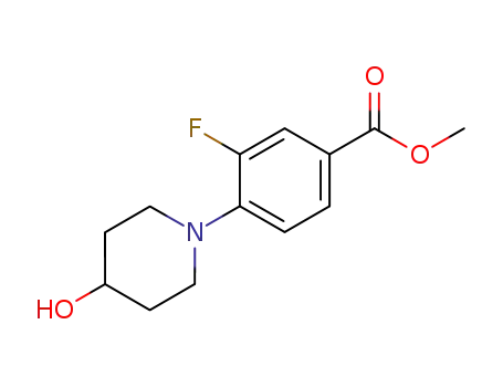 methyl 3-fluoro-4-(4-hydroxypiperidin-1-yl)benzoate