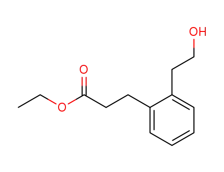 3-[2-(2-hydroxy-ethyl)-phenyl]-propionic acid ethyl ester
