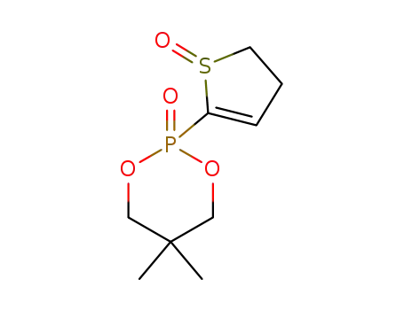 1,3,2-Dioxaphosphorinane,
2-(4,5-dihydro-1-oxido-2-thienyl)-5,5-dimethyl-, 2-oxide