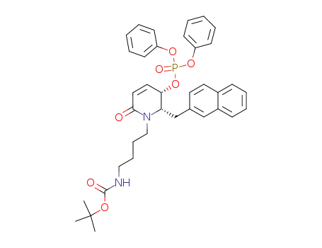 (5S,6S)-1-[4-(tert-butoxycarbonylamino)butyl]-5,6-dihydro-5-diphenylphosphoryloxy-6-[(2-naphthyl)methyl]pyridin-2-one