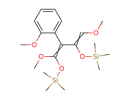 1-Methoxy-2-{(Z)-3-methoxy-1-[1-methoxy-1-trimethylsilanyloxy-meth-(Z)-ylidene]-2-trimethylsilanyloxy-allyl}-benzene