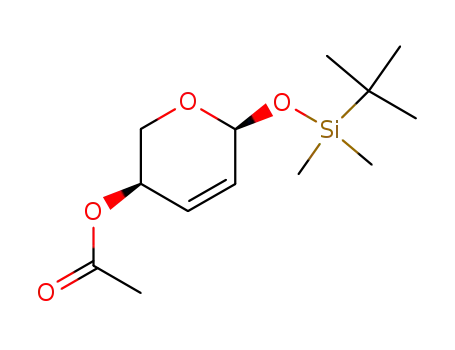 (3S,6S)-cis-6-(tert-butyldimethylsilyloxy)-3,6-dihydro-2H-pyran-3-yl acetate