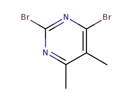 Molecular Structure of 753470-32-5 (2,4-dibromo-5,6-dimethyl-pyrimidine)