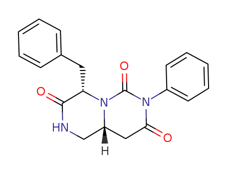 (4S,9aR)-4-benzyl-7-phenyl-4-H-tetrahydropyrazino[1,2-f]pyrimidine-3,6,8-trione