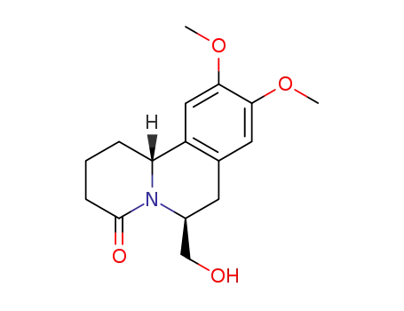 (6S,11bR)-6-Hydroxymethyl-9,10-dimethoxy-1,2,3,6,7,11b-hexahydro-pyrido[2,1-a]isoquinolin-4-one
