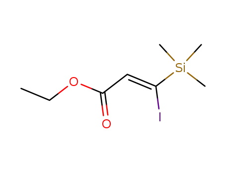 ethyl (Z)-3-iodo-3-(trimethylsilyl)propenoate