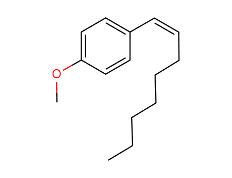 Molecular Structure of 146857-78-5 ((Z)-1-methoxy-4-(oct-1-en-1-yl)benzene)