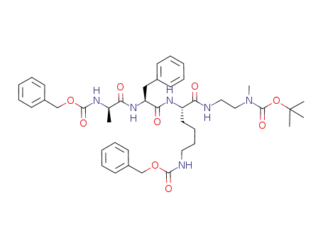 Z-D-Ala-Phe-Lys(Z)-NH-(CH<sub>2</sub>)2-N(Me)-Boc
