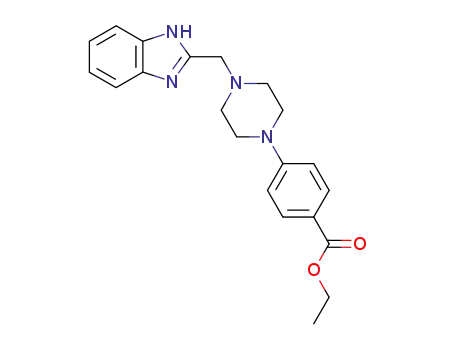 ethyl 4-[4-{(1H-benzimidazol-2-yl)methyl}piperazin-1-yl]benzoate