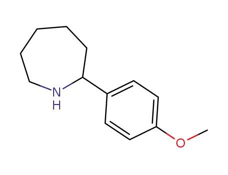Molecular Structure of 168890-46-8 (2-(4-METHOXY-PHENYL)-AZEPANE)