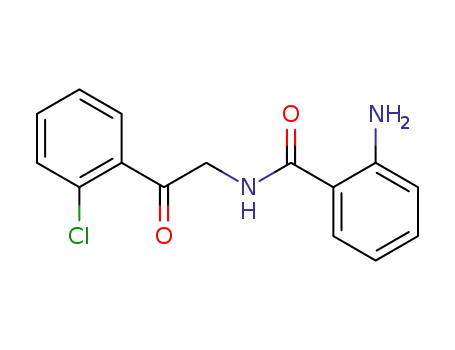 Molecular Structure of 16442-80-1 (2-AMINO-N-[2-(2-CHLORO-PHENYL)-2-OXO-ETHYL]-BENZAMIDE)