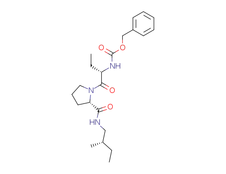 N-benzyloxycarbonyl-(2S)-aminobutyryl-L-proline-(2S)-methylbutylamide