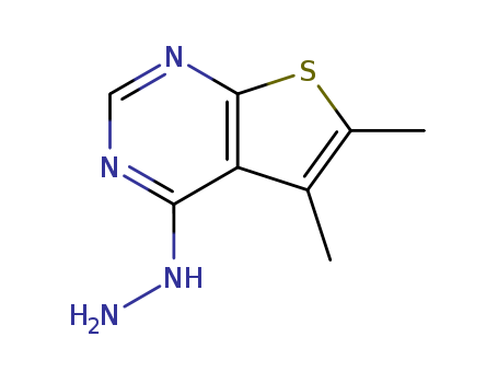 4-Hydrazino-5,6-dimethylthieno[2,3-d]pyrimidine