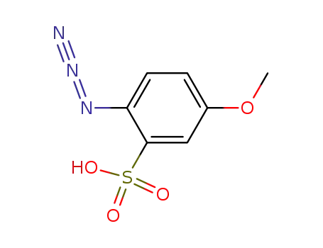 Molecular Structure of 871831-99-1 (2-azido-5-methoxybenzenesulfonic acid)
