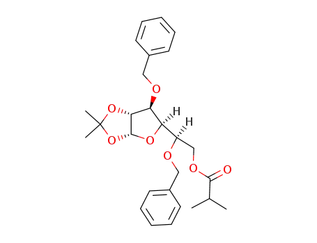 6-O-(2-methylpropanoyl)-3,5-di-O-benzyl-1,2-O-isopropylidene-α-D-glucofuranose