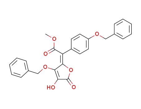 methyl [3-(benzyloxy)-4-hydroxy-5-oxofuran-2(5H)-ylidene](4-benzyloxyphenyl)acetate