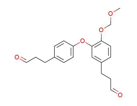 3-[4-(2-(methoxymethoxy)-5-(3-oxopropyl)phenoxy)-phenyl]propanal