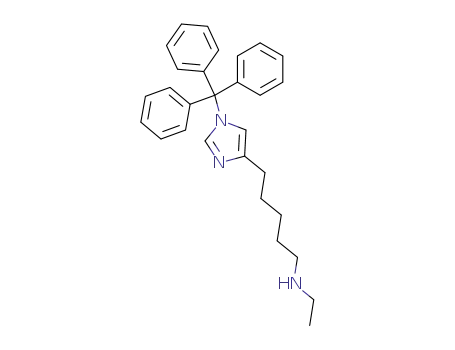 ethyl-[5-(1-trityl-1H-imidazol-4-yl)pentyl]amine