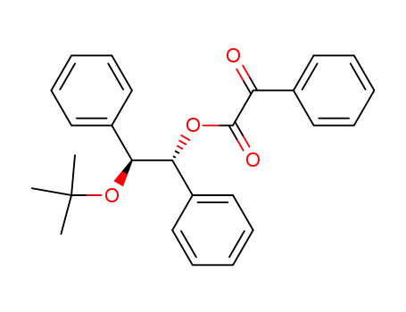 Molecular Structure of 866457-10-5 (oxophenylacetic acid (1R,2S)-2-(1,1-dimethylethoxy)-1,2-diphenylethyl ester)