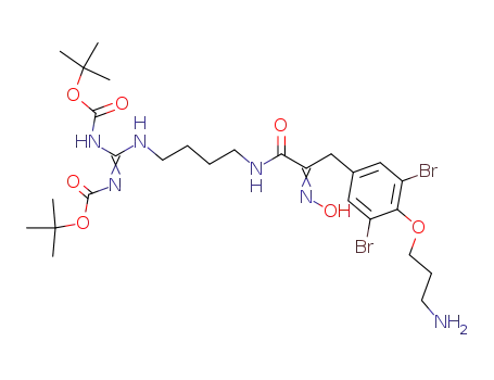 C<sub>27</sub>H<sub>42</sub>Br<sub>2</sub>N<sub>6</sub>O<sub>7</sub>