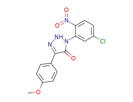4H-1,2,3-Triazol-4-one,
3-(5-chloro-2-nitrophenyl)-2,3-dihydro-5-(4-methoxyphenyl)-