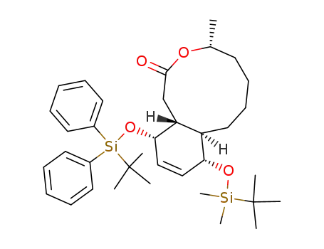 (1R,4S,4aR,8R,12aR)-1-(tert-Butyl-dimethyl-silanyloxy)-4-(tert-butyl-diphenyl-silanyloxy)-8-methyl-1,4,4a,5,8,9,10,11,12,12a-decahydro-7-oxa-benzocyclodecen-6-one