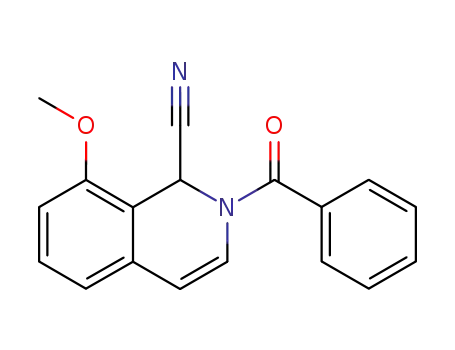 2-benzoyl-1-cyano-8-methoxy-1,2-dihydroisoquinoline