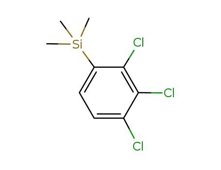 Molecular Structure of 915144-97-7 (trimethyl(2,3,4-trichlorophenyl)silane)