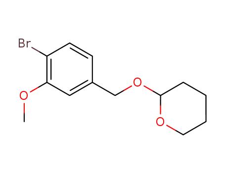 2H-Pyran, 2-[(4-bromo-3-methoxyphenyl)methoxy]tetrahydro-