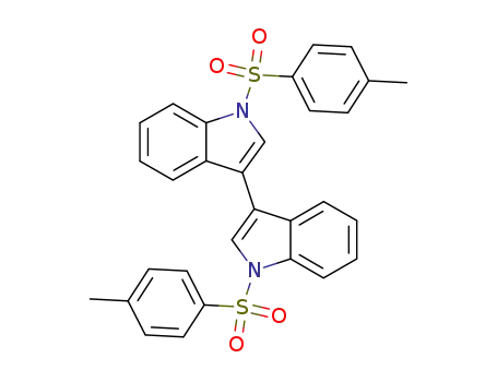 1,1'-bis-(toluene-4-sulfonyl)-1<i>H</i>,1'<i>H</i>-[3,3']biindolyl
