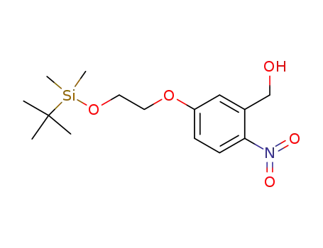 Benzenemethanol,
5-[2-[[(1,1-dimethylethyl)dimethylsilyl]oxy]ethoxy]-2-nitro-