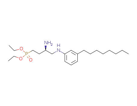 [3-amino-4-(3-octylphenylamino)butyl]phosphonic acid diethyl ester