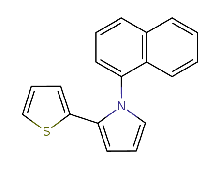 1H-Pyrrole, 1-(1-naphthalenyl)-2-(2-thienyl)-