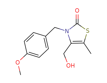 N-(4-methoxybenzyl)-4-hydroxymethyl-5-methyl-thiazol-2-one